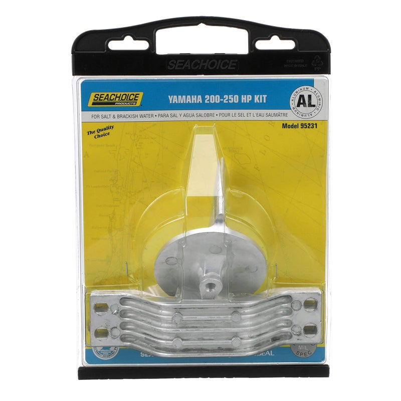 Seachoice Anode Kit, Yamaha 200-250hp, Aluminum, Cadmium-Free, Environmentally Friendly - Image 2